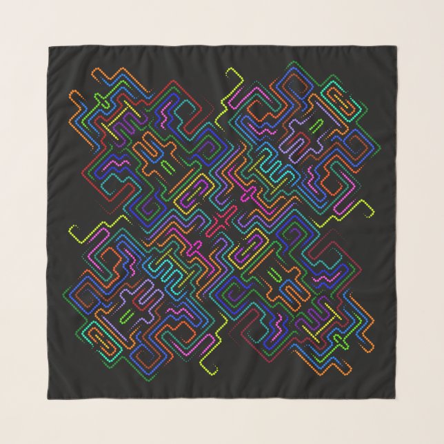 Amplify - Chiffon Scarf by Vibrata (Front)