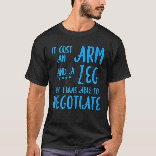 Ampu Humor Leg Arm Funny Recovery T_Shirt