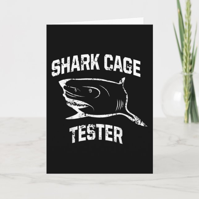 Ampu Humor Shark Leg Arm Funny Recovery Gifts Card (Front)