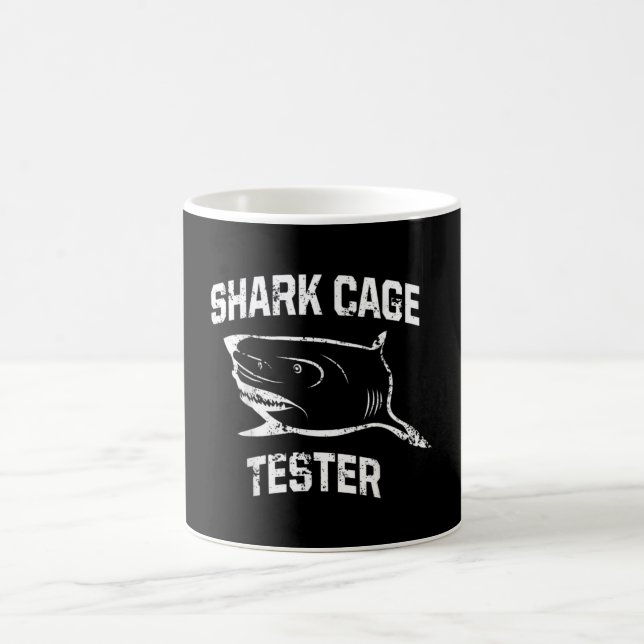 Ampu Humor Shark Leg Arm Funny Recovery Gifts Coffee Mug (Center)