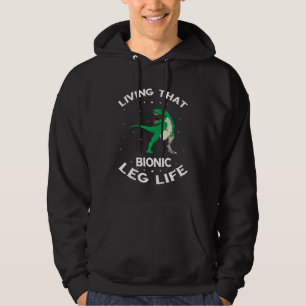 Amputation Survivor for Leg Prosthetic Hoodie