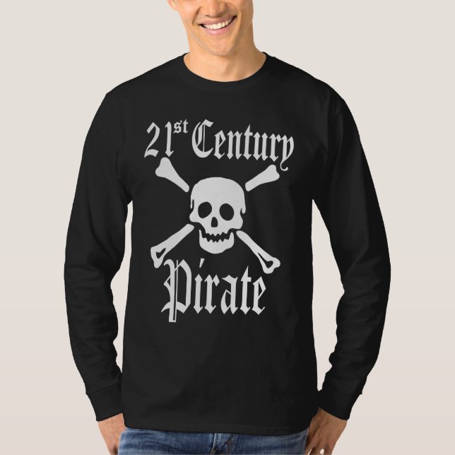 Amputee 21st Century Pirate Leg Hand Amputation Jo T-Shirt (Front)