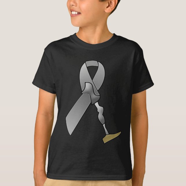 Amputee Awareness Ribbon T-Shirt (Front)