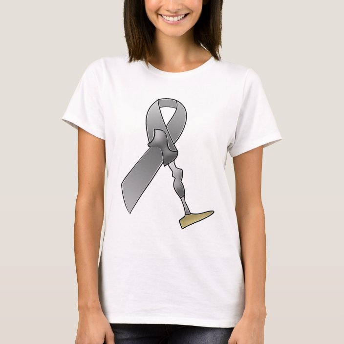 Amputee Awareness Ribbon T-Shirt | Zazzle.com