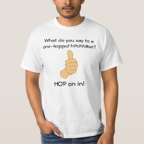 Amputee Hitchhiker T_Shirt