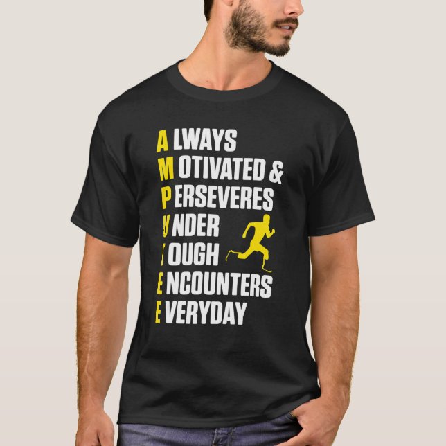 Amputee Humor Definition Leg Arm Funny Recovery 2 T-Shirt (Front)