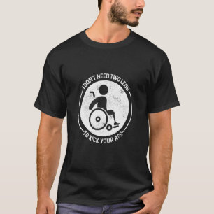 Amputee Humor Full Time Leg Arm Funny Recovery T-Shirt