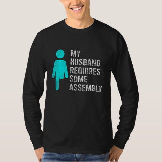 Amputee Humor Husband Assembly Leg Arm Recovery 2 T-Shirt