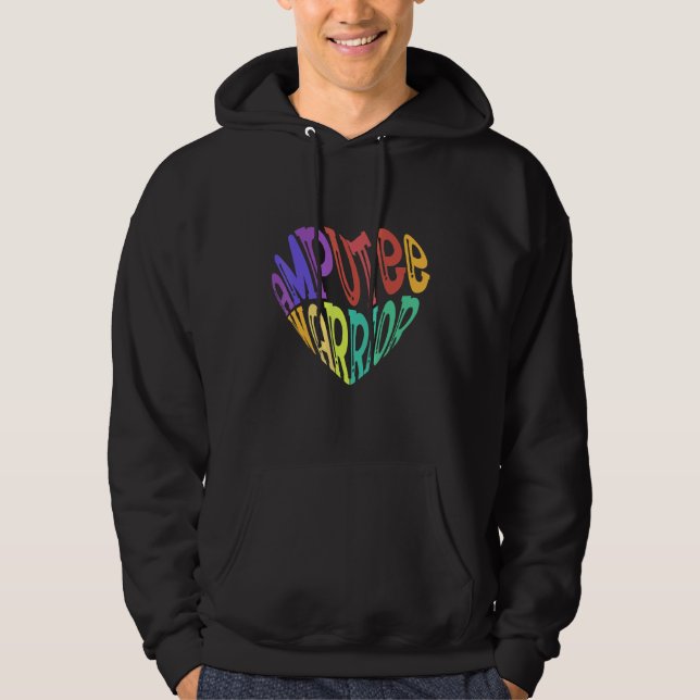 Amputee Humor Illness Leg Arm  Recovery Hoodie (Front)