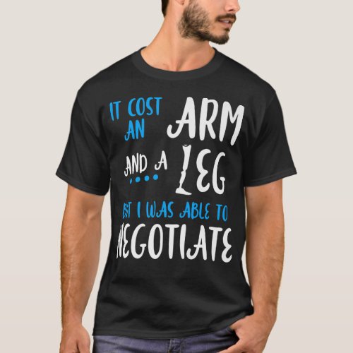 Amputee Humor Leg Arm Funny Recovery Premium  T_Shirt