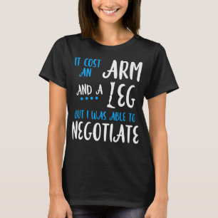 Amputee Humor Leg Arm Funny Recovery Premium T-Shirt