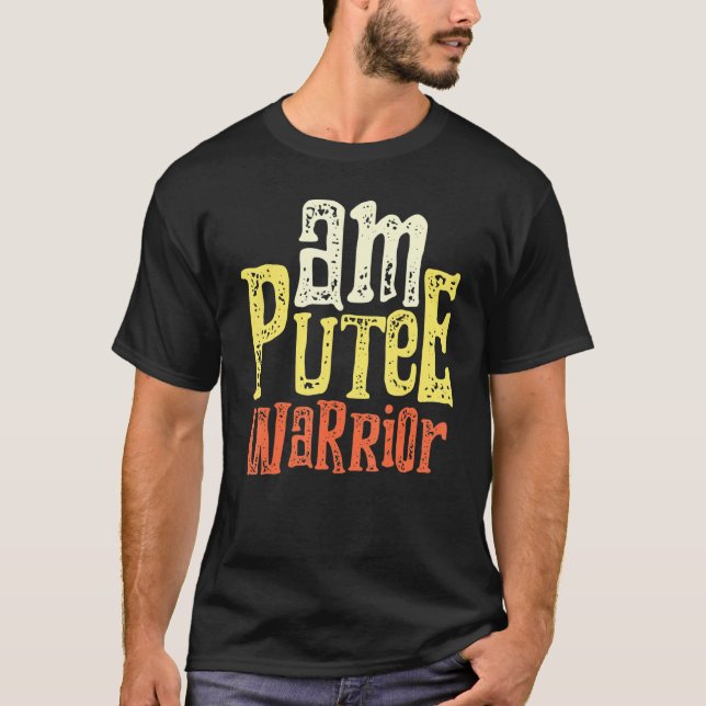 Amputee Humor Living Leg Arm  Recovery  1 T-Shirt (Front)