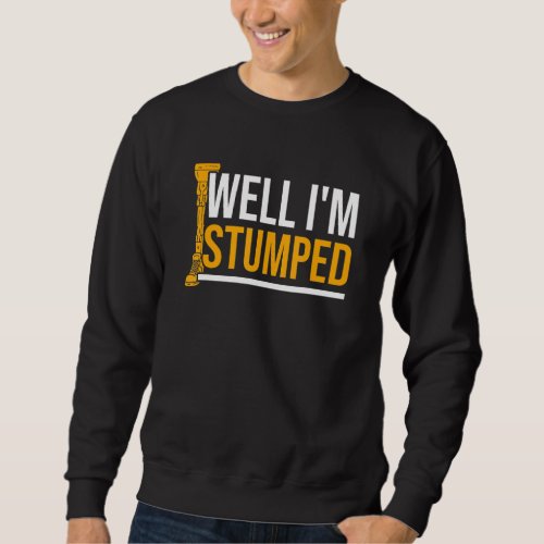 Amputee Humor Stumped Leg Arm Funny Recovery 1 Sweatshirt