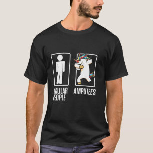 Amputee Humor Unicorn Leg Arm Funny Recovery T-Shirt
