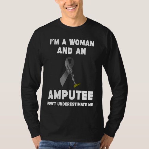 Amputee Humor Woman Leg Arm  Recovery T-Shirt