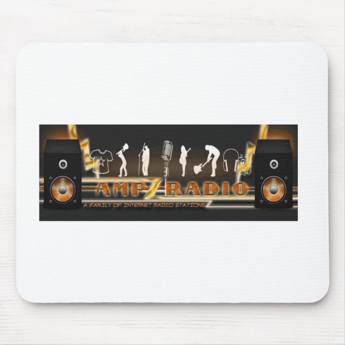 Ampz Radio family logo Mousepads