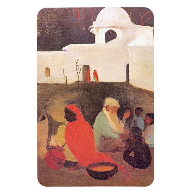 Amrita Sher-Gil - Ancient Storyteller, Magnet (Vertical)