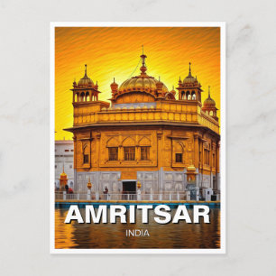 Amritsar Golden Temple Postcard