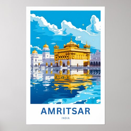 Amritsar India Travel Print