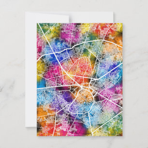 Amritsar Punjab City Map Postcard