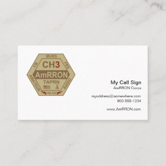 AmRRON Corps business card
