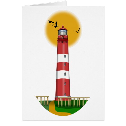 Amrum Lighthouse Germany Cards (Front)