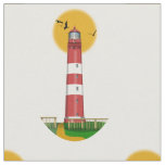 Amrum Lighthouse Germany Fabric