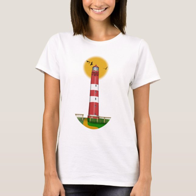 Amrum Lighthouse Germany T-Shirt (Front)