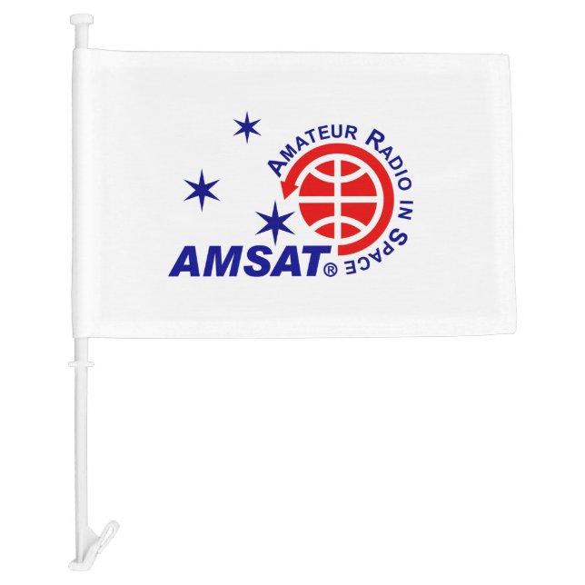 AMSAT Car Flag (Front)