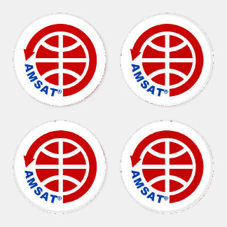 AMSAT Coaster Set