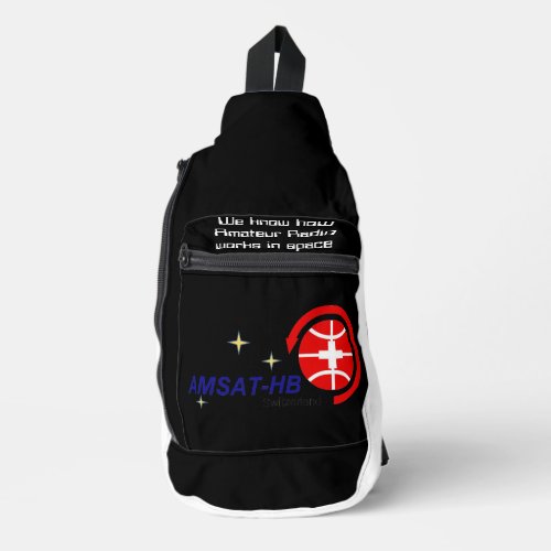 AMSAT_HB blackwhite Sling Bag