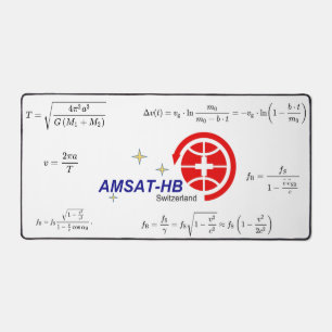 AMSAT-HB DESK MAT
