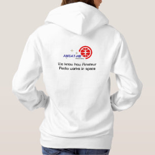 AMSAT-HB white ladies Hoodie