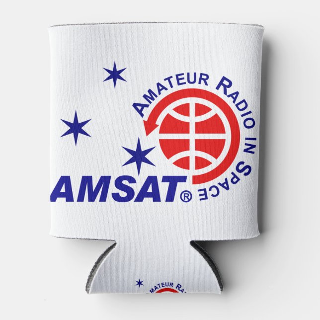 AMSAT Logo Can Cooler (Front)
