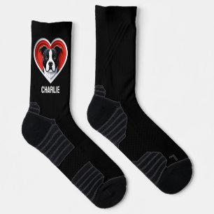 Amstaff American Staffordshire Terrier Dog Lover Socks
