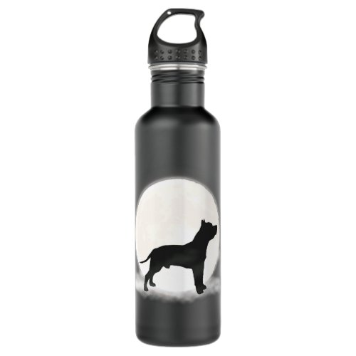 Amstaff American Staffordshire Terrier Retro  Stainless Steel Water Bottle