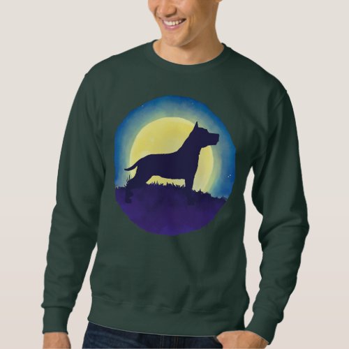 Amstaff American Staffordshire Terrier Retro  Sweatshirt