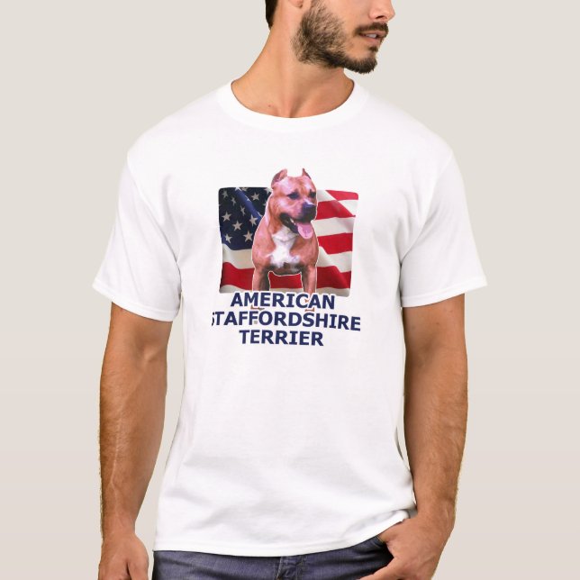 AmStaff - American Staffordshire Terrier T-Shirt (Front)