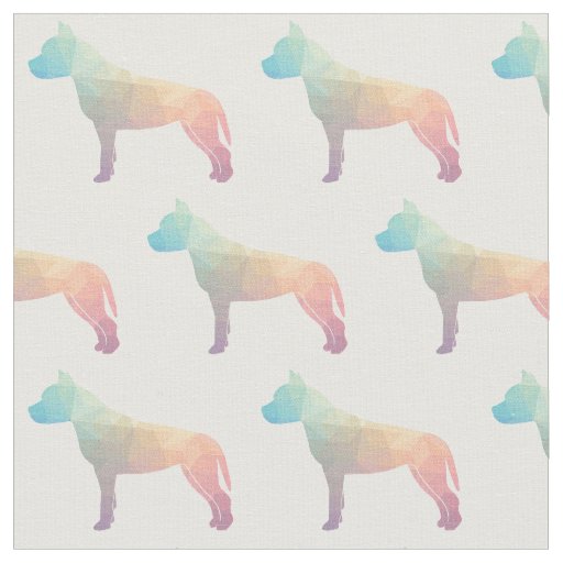 AmStaff Geometric Pattern Silhouette Pastel Fabric