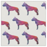 AmStaff Geometric Pattern Silhouette Purple Fabric