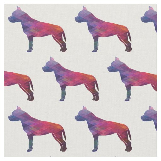 AmStaff Geometric Pattern Silhouette Purple Fabric