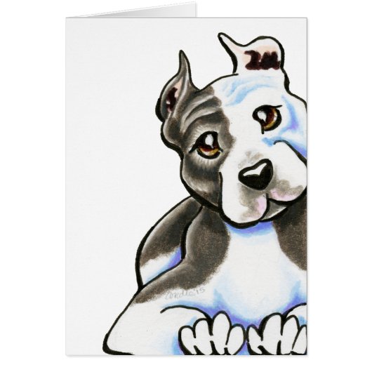 Amstaff Lean on Me Cards (Front)