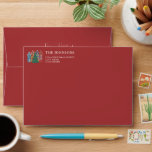 Amsterd Houses City Holiday Christmas Party Envelope