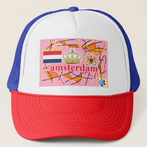 Amsterdam 06 Kappe Trucker Hat