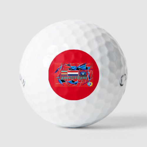 Amsterdam 12 golf golf balls