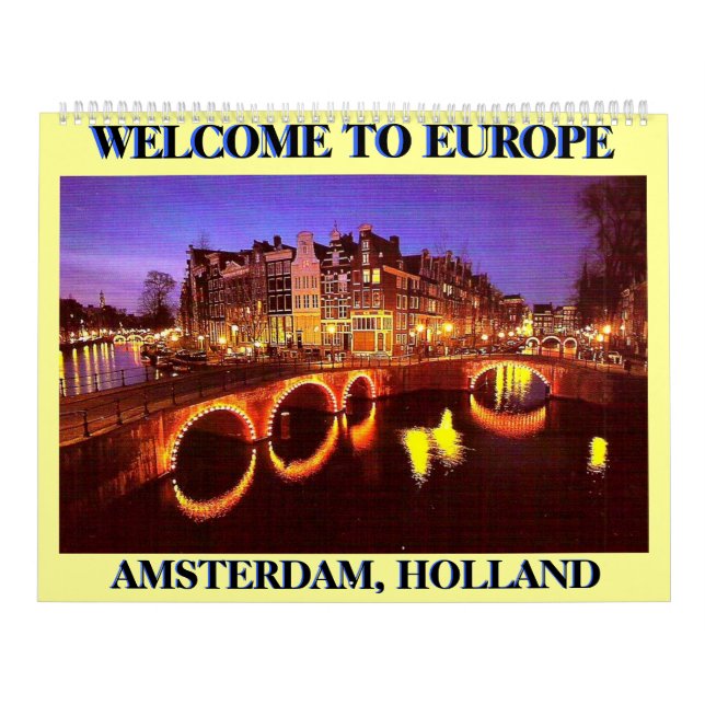 AMSTERDAM 1, AMSTERDAM, HOLLAND , ... - Customized Calendar (Cover)