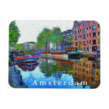 Amsterdam. A quiet harbor.