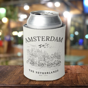 Amsterdam Beautiful Vintage Landscape Can Cooler
