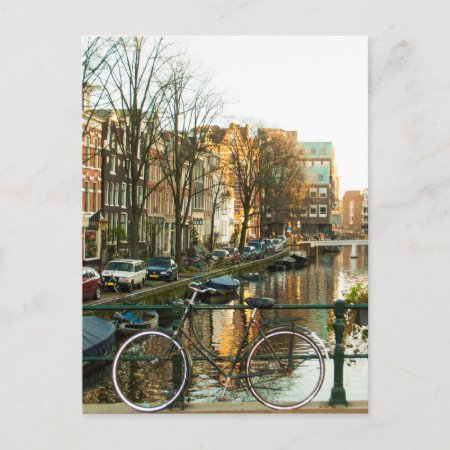 Amsterdam Bicicle Postcard