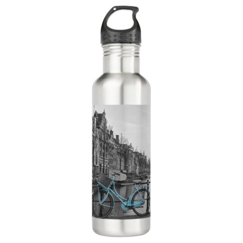 Amsterdam Bicycle Stainless Steel Water Bottle